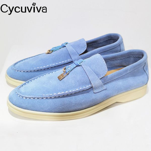 dress shoes spring women loafers quality kidsuede lock fringe decor flat summer walk ballet flats casual 230220, Black